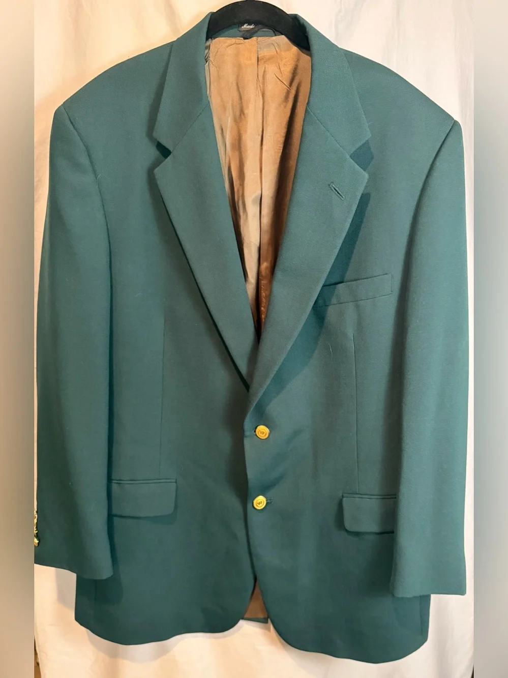 Wimbledon of England Men’s Green Blazer Gold Buttons Dillard’s 42R